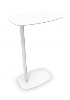 Inclass LAN side table weiß 